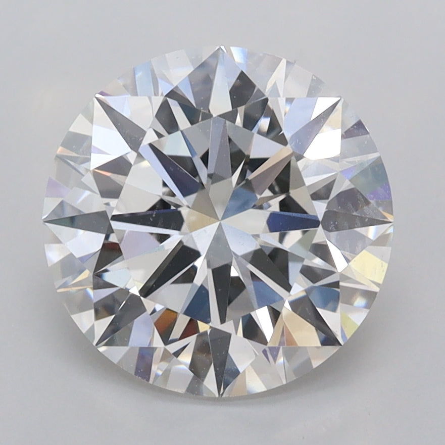 3.02 Carat Round Shaped, Ideal Cut, E Color, VVS2 Clarity, IGI Certified Lab Grown Diamond