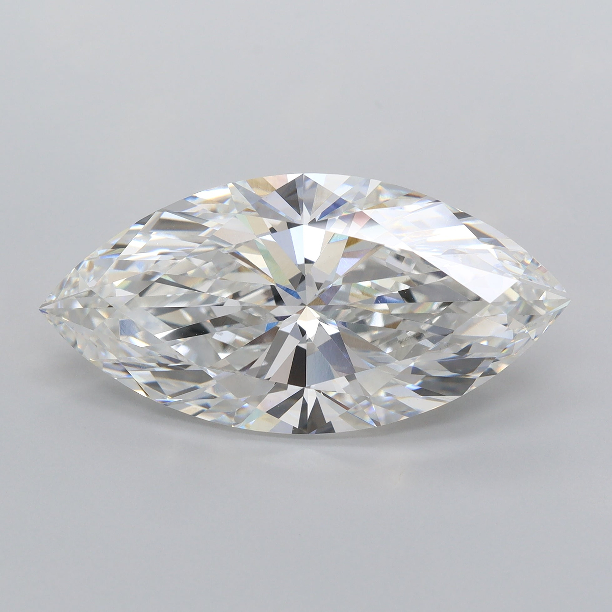 10.01 Carat Marquise Shaped, Ideal Cut, F Color, VVS2 Clarity, IGI Certified Lab Grown Diamond