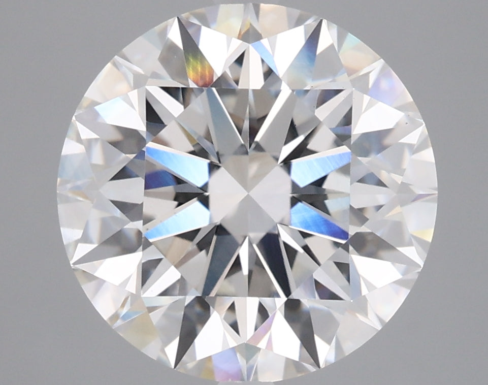 4.13 Carat Round Shaped, Ideal Cut, E Color, VVS2 Clarity, IGI Certified Lab Grown Diamond