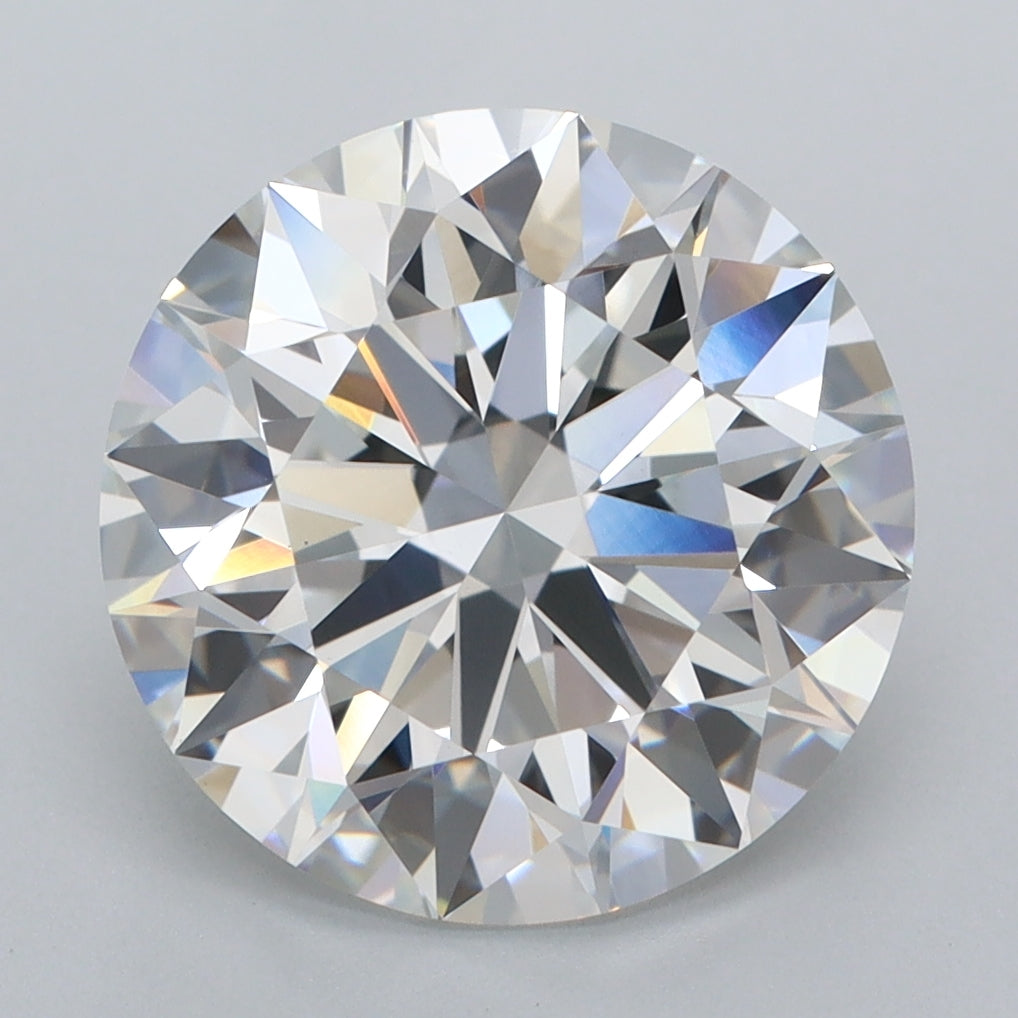 5.04 Carat Round Shaped, Ideal Cut, E Color, VVS2 Clarity, IGI Certified Lab Grown Diamond