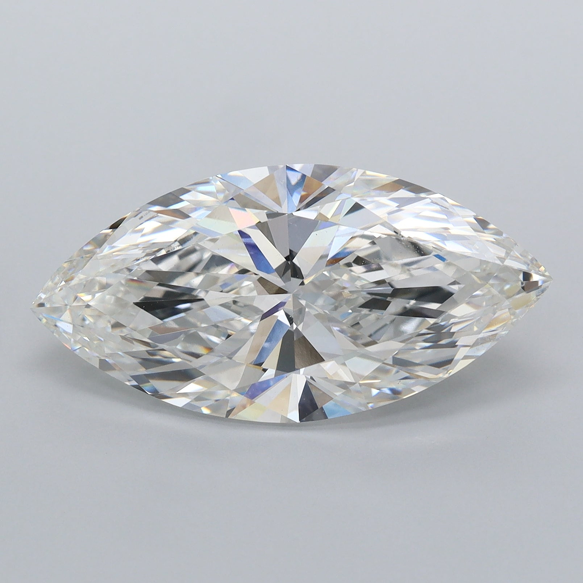 6.06 Carat Marquise Shaped, Ideal Cut, F Color, VVS2 Clarity, IGI Certified Lab Grown Diamond