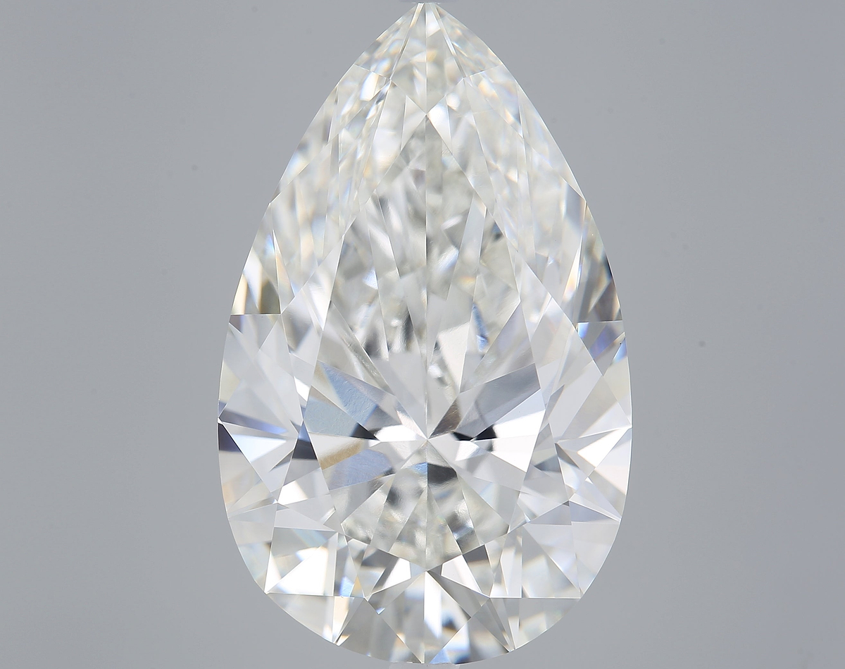 10.13 Carat Pear Shaped, Ideal Cut, G Color, VVS2 Clarity, IGI Certified Lab Grown Diamond