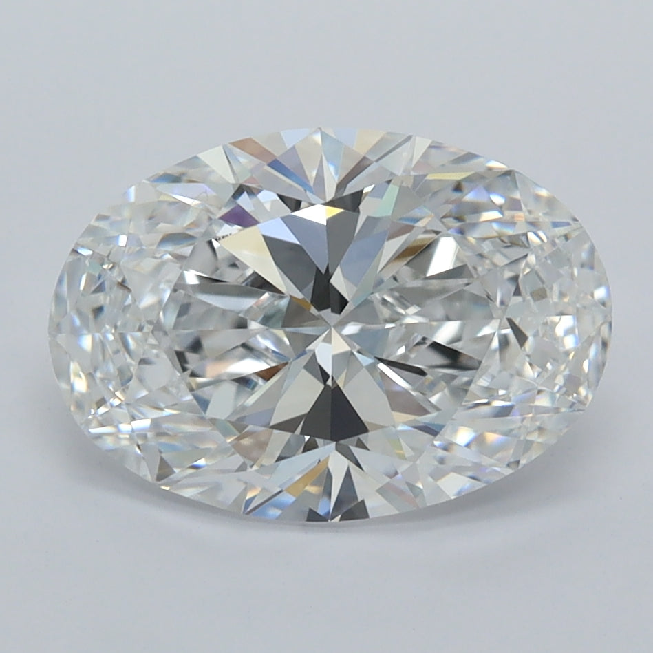 2.56 Carat Oval Shaped, Ideal Cut, D Color, VVS1 Clarity, IGI Certified Lab Grown Diamond