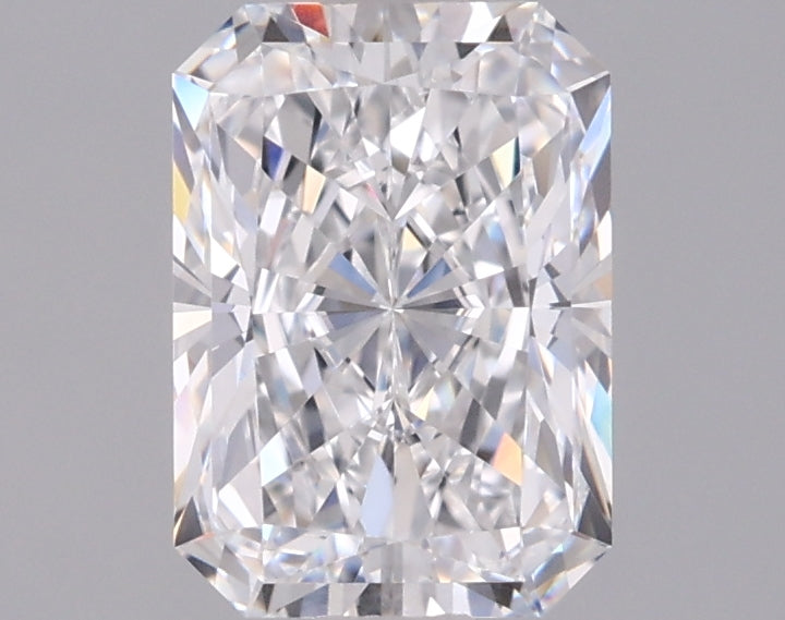 1.47 Carat Radiant Shaped, Excellent Cut, D Color, VVS2 Clarity, IGI Certified Lab Grown Diamond