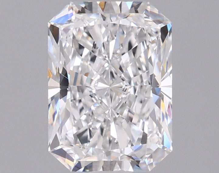 1.45 Carat Radiant Shaped, Ideal Cut, D Color, VVS2 Clarity, IGI Certified Lab Grown Diamond