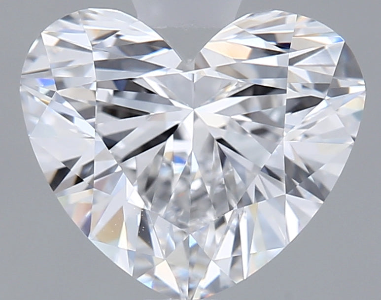 1.42 Carat Heart Shaped, Ideal Cut, D Color, VS1 Clarity, IGI Certified Lab Grown Diamond