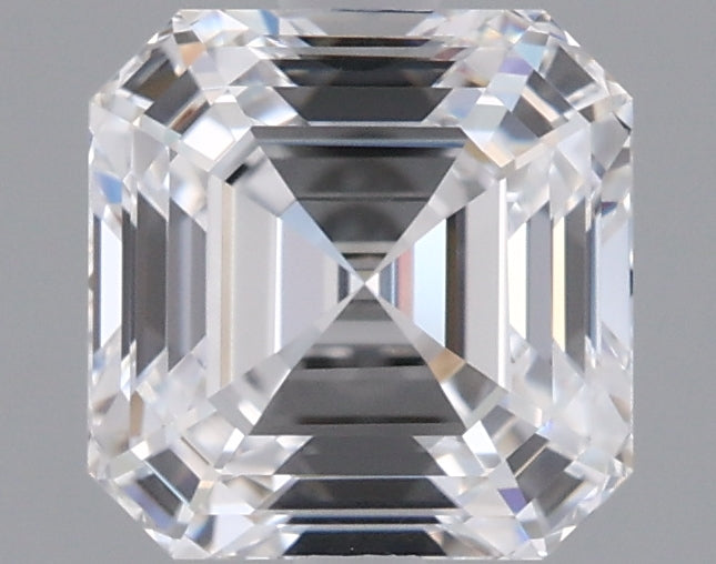 1.46 Carat Asscher Shaped, Excellent Cut, D Color, VVS2 Clarity, IGI Certified Lab Grown Diamond