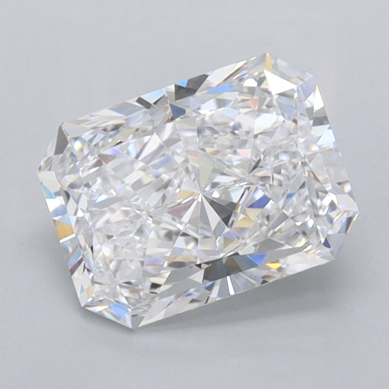 1.48 Carat Radiant Shaped, Ideal Cut, D Color, VVS2 Clarity, IGI Certified Lab Grown Diamond