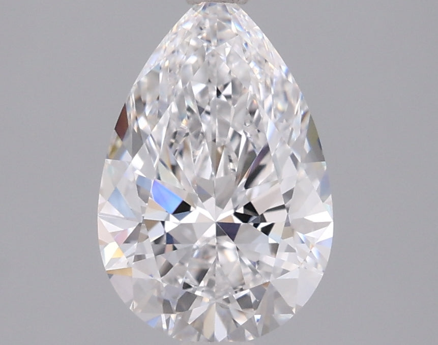 1.54 Carat Pear Shaped, Ideal Cut, D Color, VVS2 Clarity, IGI Certified Lab Grown Diamond