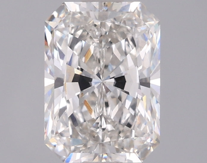 1.53 Carat Radiant Shaped, Excellent Cut, F Color, VVS2 Clarity, IGI Certified Lab Grown Diamond