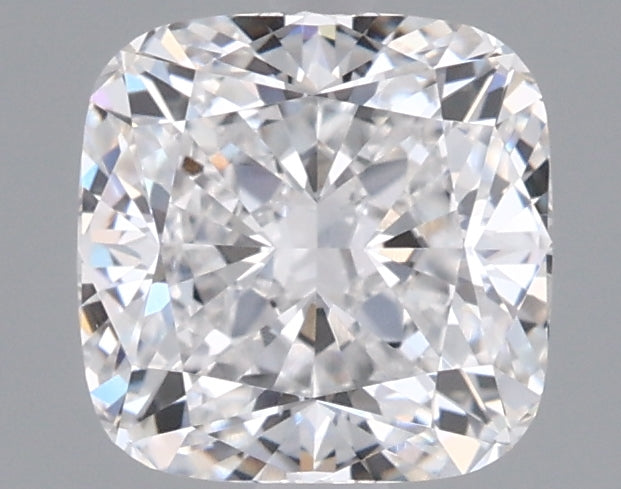 1.55 Carat Cushion Shaped, Ideal Cut, D Color, VVS2 Clarity, IGI Certified Lab Grown Diamond