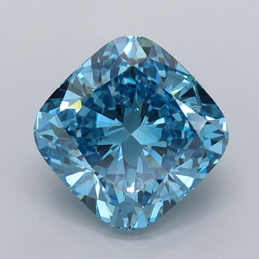 2.01 Carat Cushion Shaped, Ideal Cut, VVS2 Clarity, IGI Certified Lab Grown Diamond