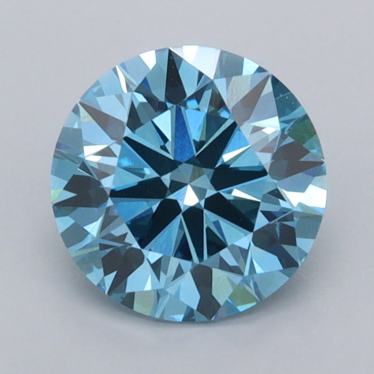 1.50 Carat Round Shaped, Ideal Cut, VVS2 Clarity, IGI Certified Lab Grown Diamond
