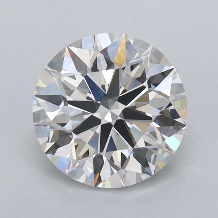 1.54 Carat Round Shaped, Ideal Cut, E Color, VVS2 Clarity, IGI Certified Lab Grown Diamond
