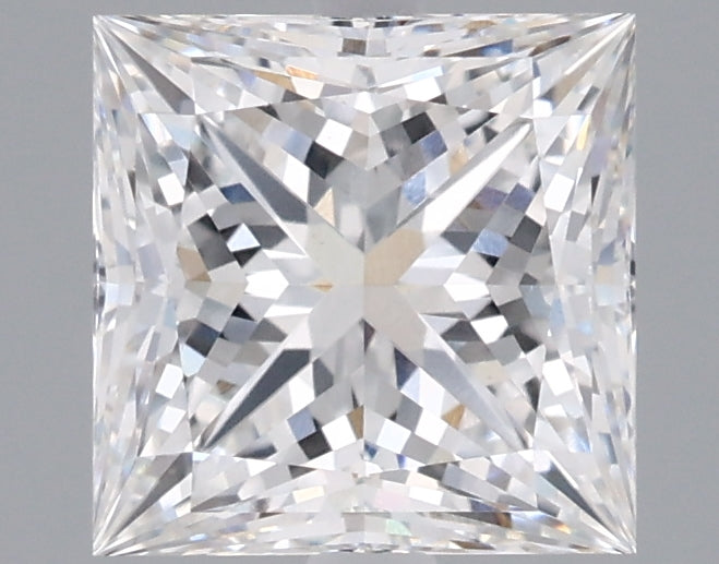 1.92 Carat Princess Shaped, Ideal Cut, E Color, VVS2 Clarity, IGI Certified Lab Grown Diamond