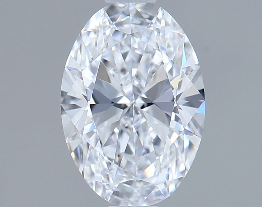 1.02 Carat Oval Shaped, Ideal Cut, D Color, FL Clarity, IGI Certified Lab Grown Diamond