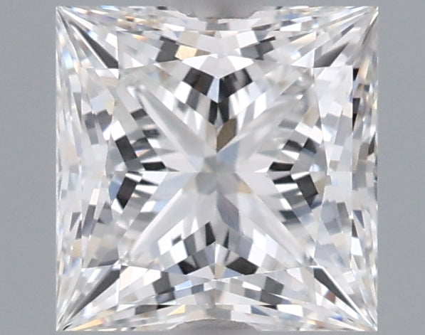 1.28 Carat Princess Shaped, Ideal Cut, E Color, VVS2 Clarity, IGI Certified Lab Grown Diamond
