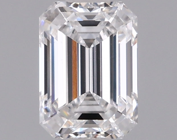 0.94 Carat Emerald Shaped, Ideal Cut, D Color, VVS2 Clarity, IGI Certified Lab Grown Diamond