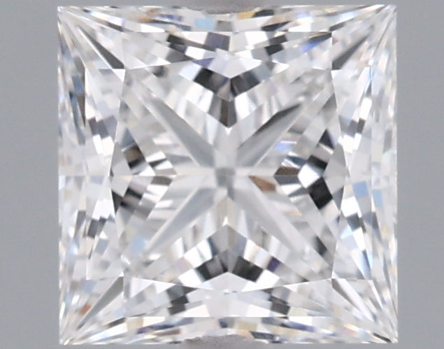 1.56 Carat Princess Shaped, Ideal Cut, E Color, VVS2 Clarity, IGI Certified Lab Grown Diamond