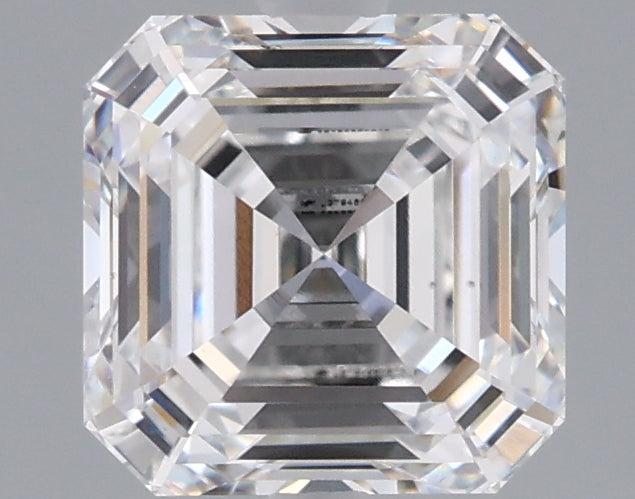 1.59 Carat Asscher Shaped, Ideal Cut, E Color, VVS2 Clarity, IGI Certified Lab Grown Diamond
