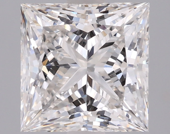 2.11 Carat Princess Shaped, Ideal Cut, G Color, VVS1 Clarity, IGI Certified Lab Grown Diamond