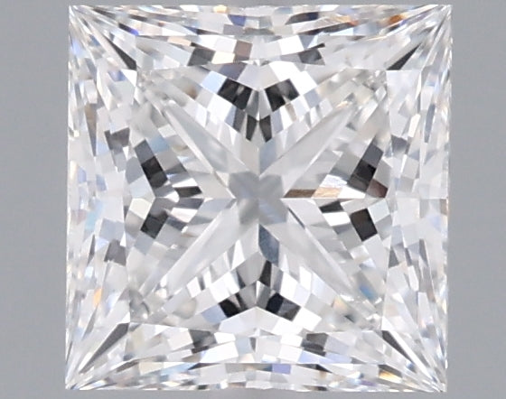 1.53 Carat Princess Shaped, Ideal Cut, E Color, VVS2 Clarity, IGI Certified Lab Grown Diamond
