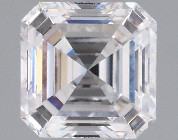 1.57 Carat Asscher Shaped, Excellent Cut, E Color, VVS2 Clarity, IGI Certified Lab Grown Diamond