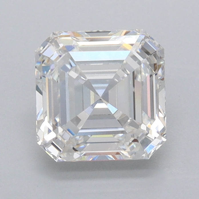 1.42 Carat Asscher Shaped, Ideal Cut, E Color, VVS2 Clarity, IGI Certified Lab Grown Diamond