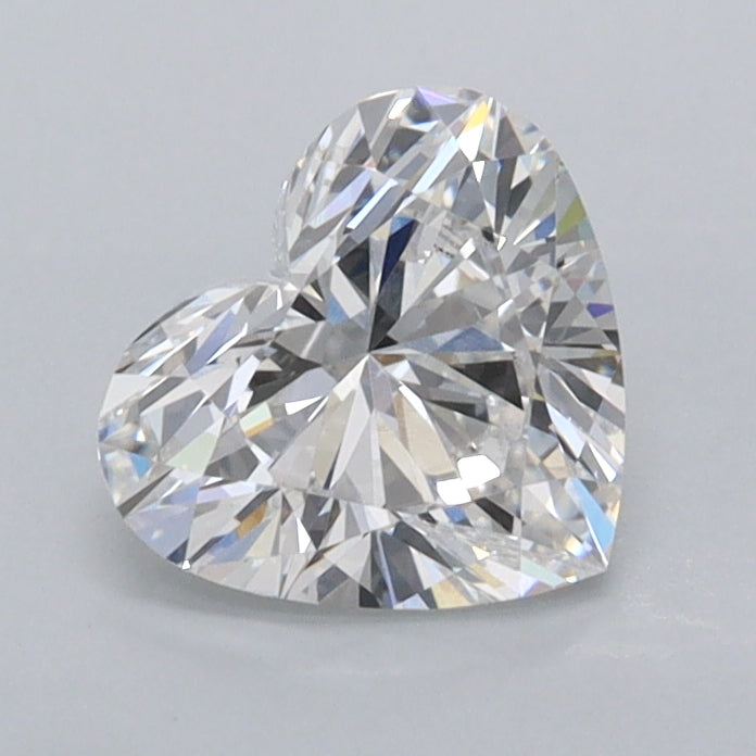 1.02 Carat Heart Shaped, Excellent Cut, D Color, VVS2 Clarity, IGI Certified Lab Grown Diamond