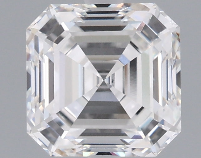 1.51 Carat Asscher Shaped, Ideal Cut, E Color, VVS1 Clarity, IGI Certified Lab Grown Diamond