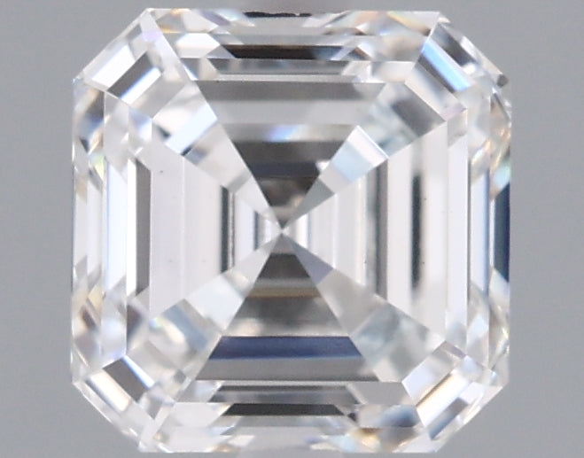 1.55 Carat Asscher Shaped, Excellent Cut, E Color, VS1 Clarity, IGI Certified Lab Grown Diamond
