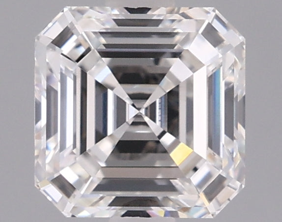 1.51 Carat Asscher Shaped, Ideal Cut, F Color, VVS2 Clarity, IGI Certified Lab Grown Diamond