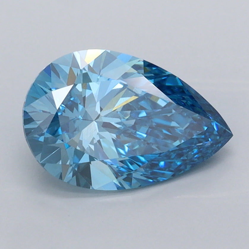 1.50 Carat Pear Shaped, Ideal Cut, VS1 Clarity, IGI Certified Lab Grown Diamond