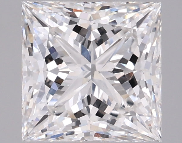 2.04 Carat Princess Shaped, Ideal Cut, E Color, VVS2 Clarity, IGI Certified Lab Grown Diamond
