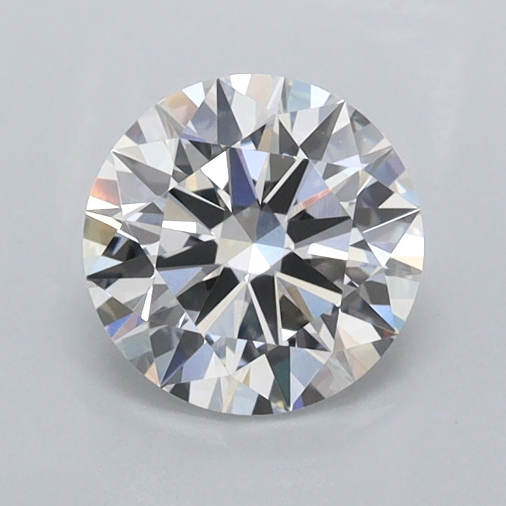 1.03 Carat Round Shaped, Ideal Cut, D Color, VVS2 Clarity, IGI Certified Lab Grown Diamond