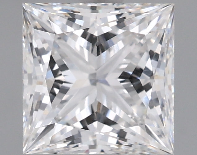 1.52 Carat Princess Shaped, Ideal Cut, E Color, VVS2 Clarity, IGI Certified Lab Grown Diamond