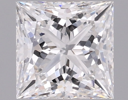 1.04 Carat Princess Shaped, Ideal Cut, E Color, VVS1 Clarity, IGI Certified Lab Grown Diamond