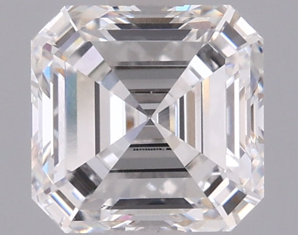 1.51 Carat Asscher Shaped, Excellent Cut, E Color, VVS2 Clarity, IGI Certified Lab Grown Diamond