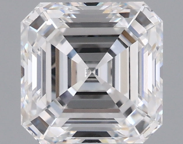 1.53 Carat Asscher Shaped, Ideal Cut, D Color, VVS2 Clarity, IGI Certified Lab Grown Diamond