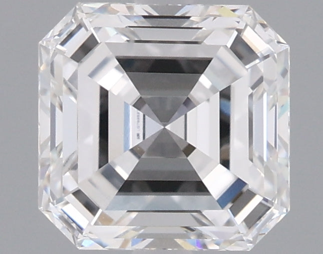 1.56 Carat Asscher Shaped, Excellent Cut, E Color, VVS2 Clarity, IGI Certified Lab Grown Diamond