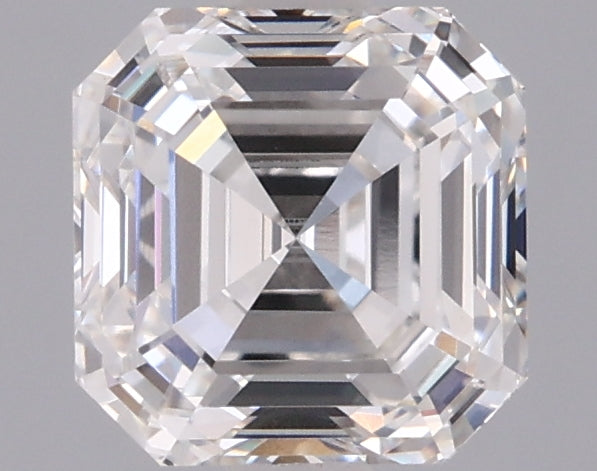 1.58 Carat Asscher Shaped, Ideal Cut, E Color, VVS2 Clarity, IGI Certified Lab Grown Diamond