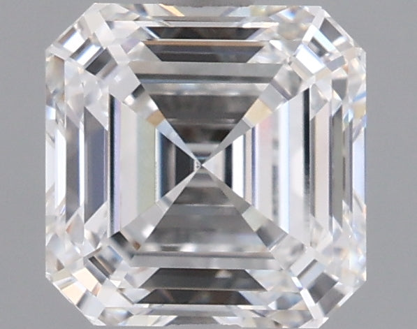 1.52 Carat Asscher Shaped, Ideal Cut, D Color, VVS1 Clarity, IGI Certified Lab Grown Diamond
