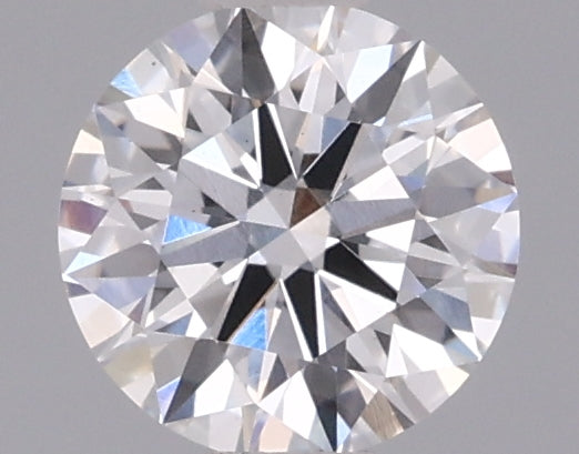 0.58 Carat Round Shaped, Ideal Cut, D Color, VS1 Clarity, IGI Certified Lab Grown Diamond