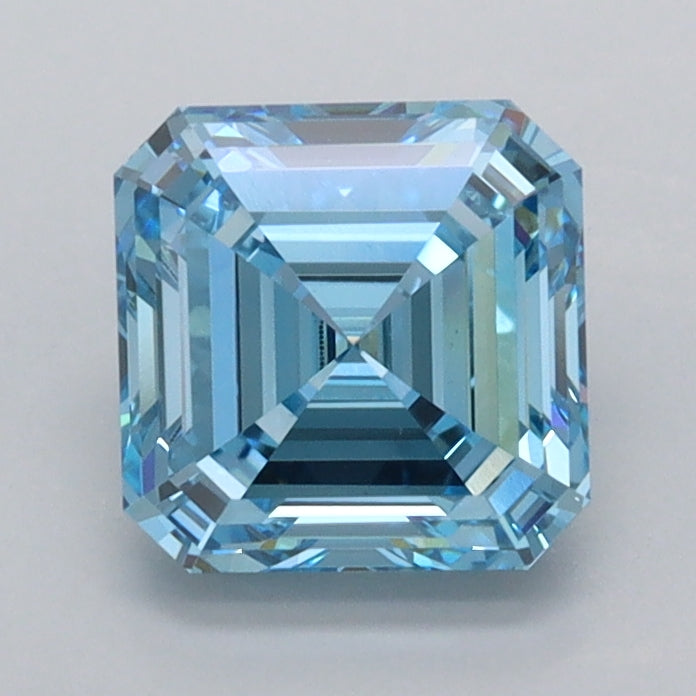 1.51 Carat Asscher Shaped, Very Good Cut, VVS2 Clarity, IGI Certified Lab Grown Diamond