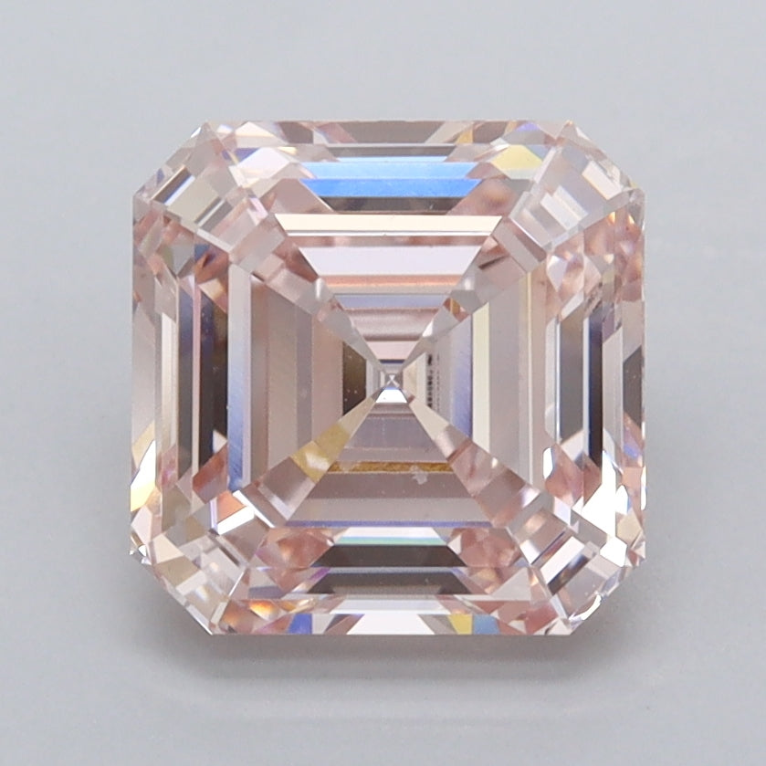 2.52 Carat Asscher Shaped, Ideal Cut, VS1 Clarity, IGI Certified Lab Grown Diamond