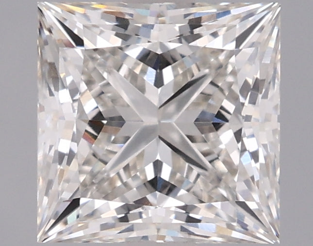 2.03 Carat Princess Shaped, Ideal Cut, G Color, VVS2 Clarity, IGI Certified Lab Grown Diamond