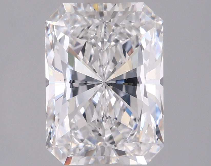 2.02 Carat Radiant Shaped, Ideal Cut, D Color, VS1 Clarity, IGI Certified Lab Grown Diamond