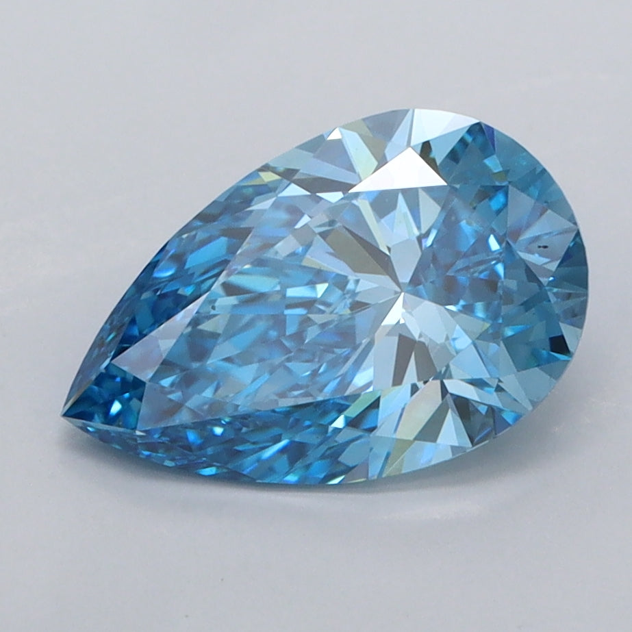 1.96 Carat Pear Shaped, Ideal Cut, VS1 Clarity, IGI Certified Lab Grown Diamond