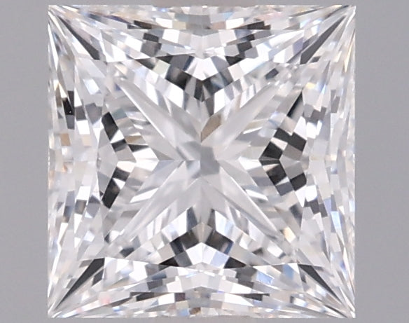 1.47 Carat Princess Shaped, Ideal Cut, D Color, VVS2 Clarity, IGI Certified Lab Grown Diamond