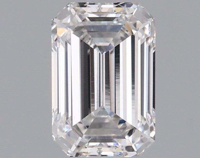 1.35 Carat Emerald Shaped, Ideal Cut, F Color, VS1 Clarity, IGI Certified Lab Grown Diamond